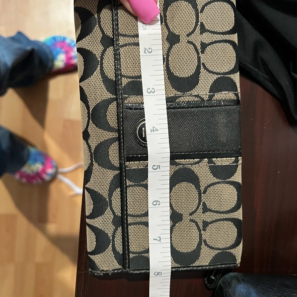 Authentic Coach cloth wallet